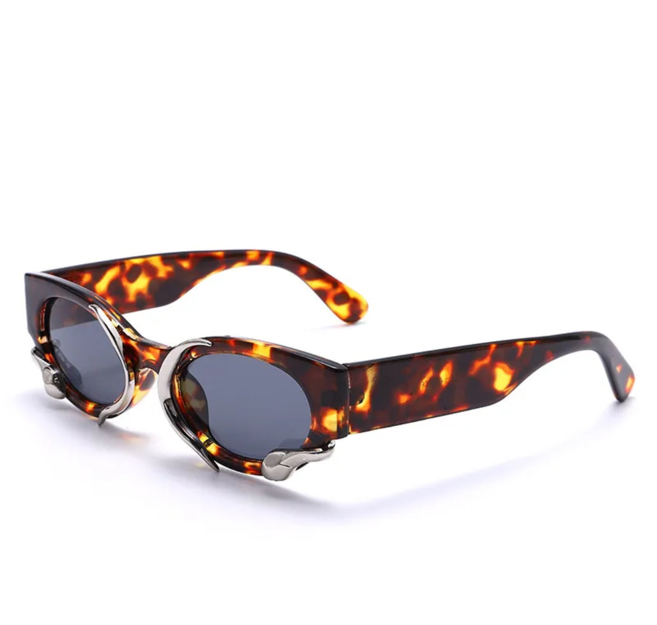 Stun me | Y2K Hip-Hop Exaggerated Oval Pc Special-Shaped Mirror Full Frame Women's Sunglasses