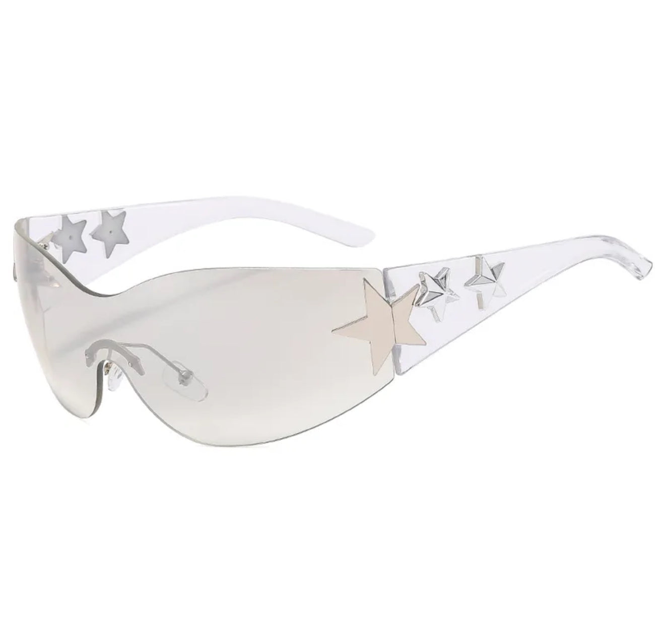 Star Gurl | Y2K Streetwear Star Pc Special-Shaped Mirror
Frameless Glasses