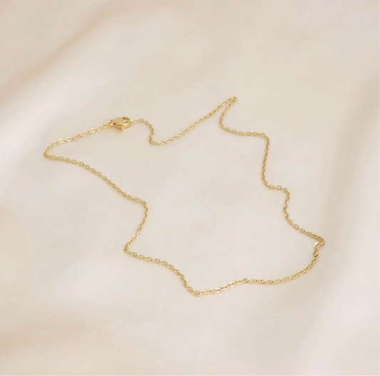 Dainty 14k Gold tarnish proof necklace
