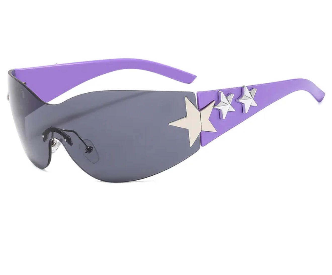 Star Gurl | Y2K Streetwear Star Pc Special-Shaped Mirror
Frameless Glasses