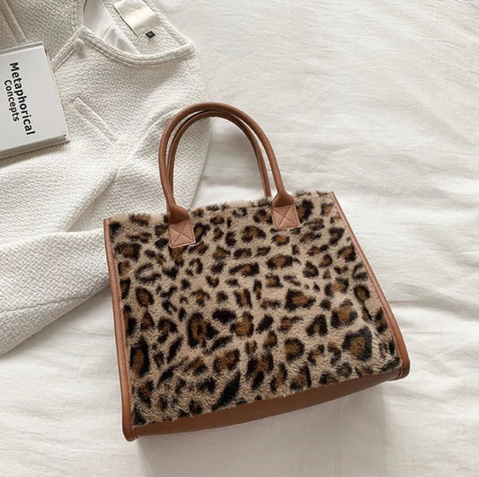 The Fierce & Fabulous Plush Tote
 | Women's Medium All Seasons Plush Basic Handbag