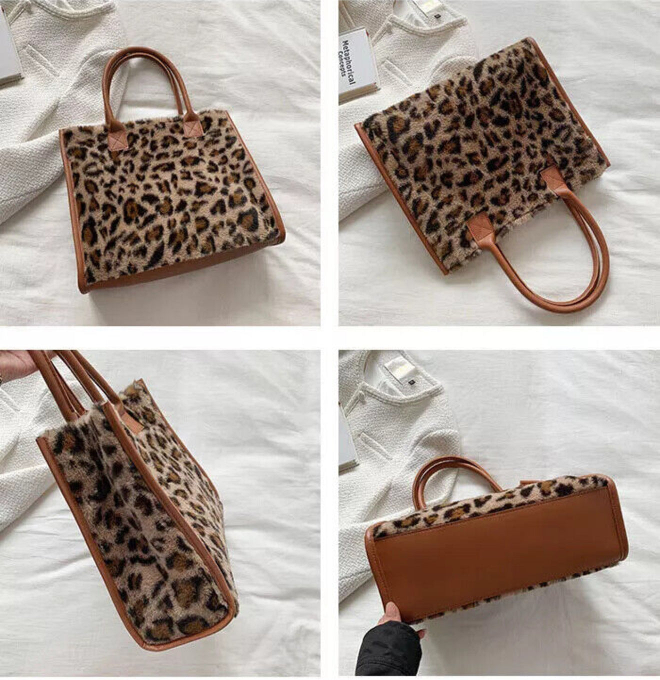 The Fierce & Fabulous Plush Tote
 | Women's Medium All Seasons Plush Basic Handbag