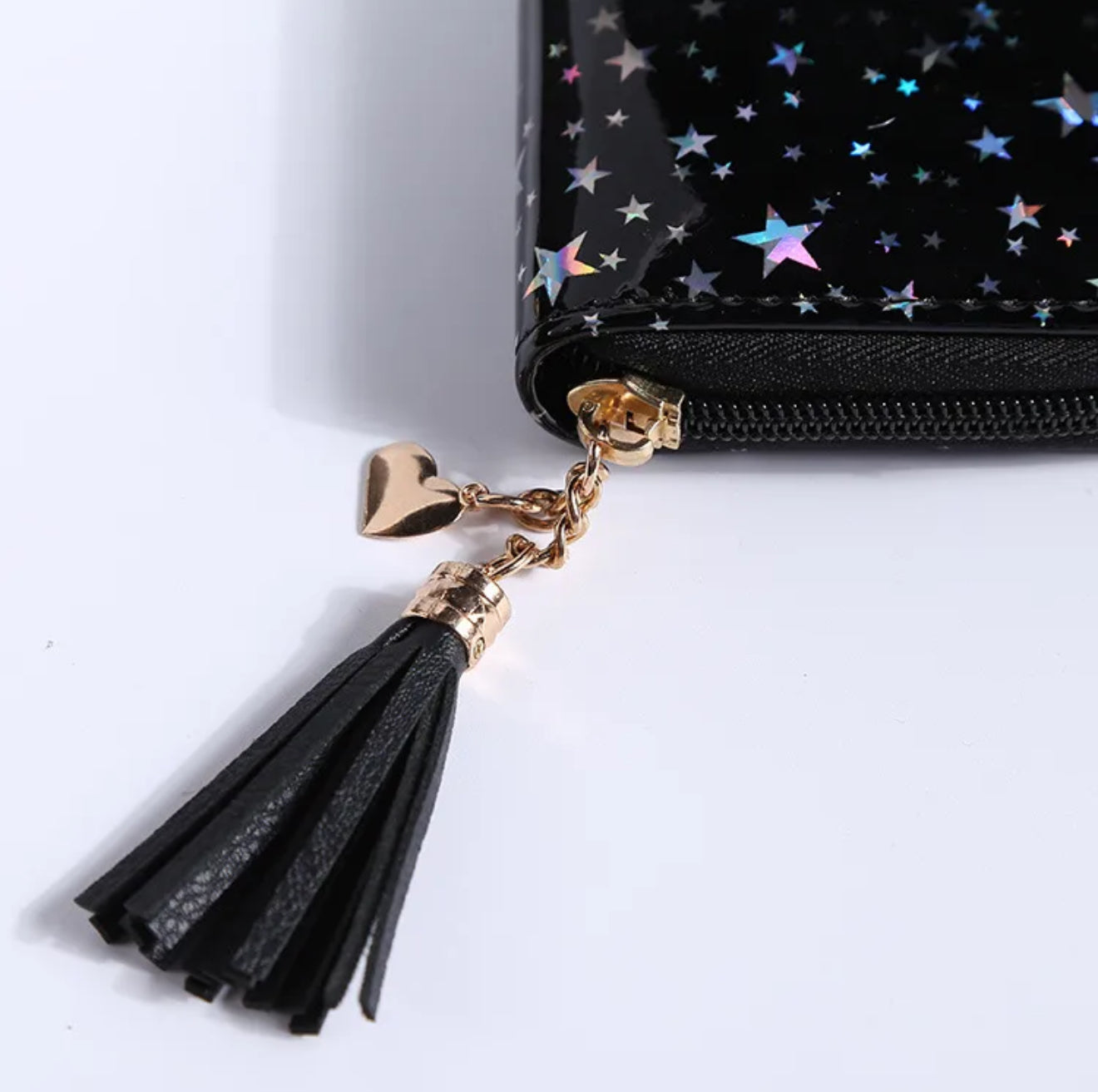 Starry Night Coin Purse | Women's Star Pu Leather Zipper Coin Purse