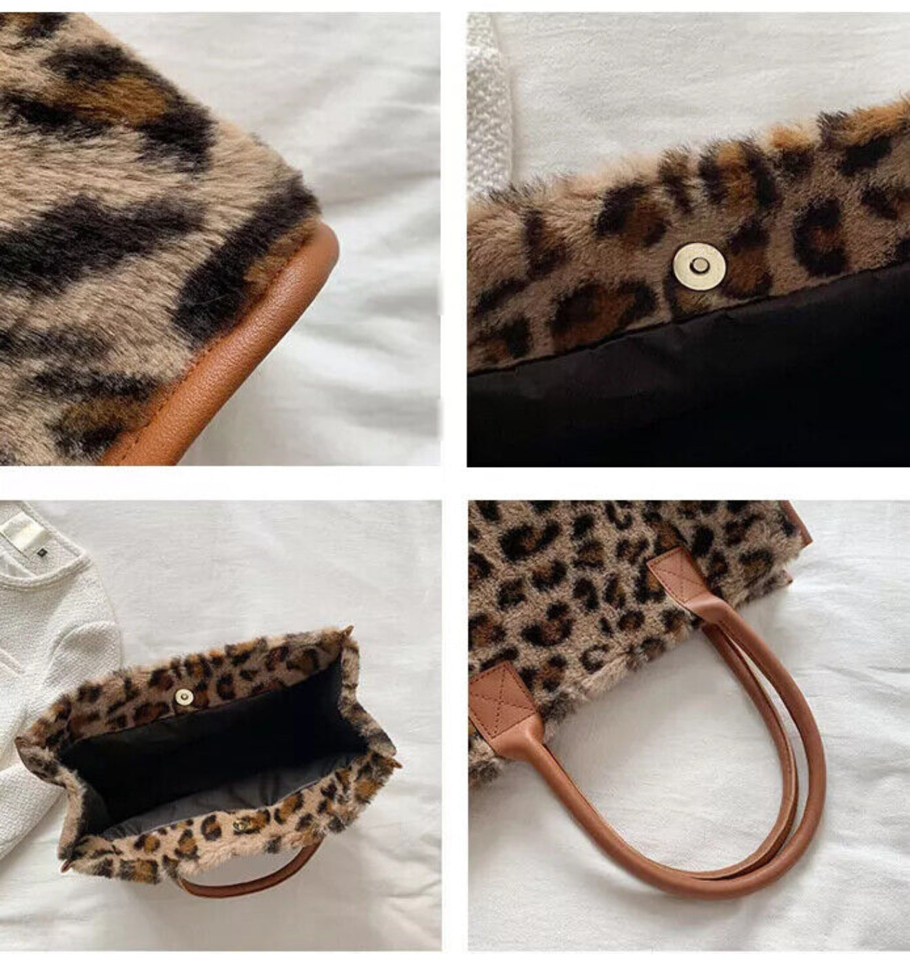 The Fierce & Fabulous Plush Tote
 | Women's Medium All Seasons Plush Basic Handbag